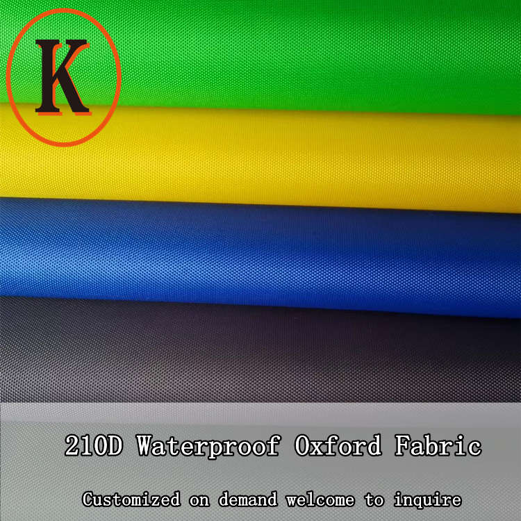 210d Oxford PU waterproof fabric